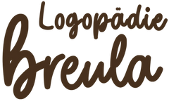 Schriftzug Logopädie Breula